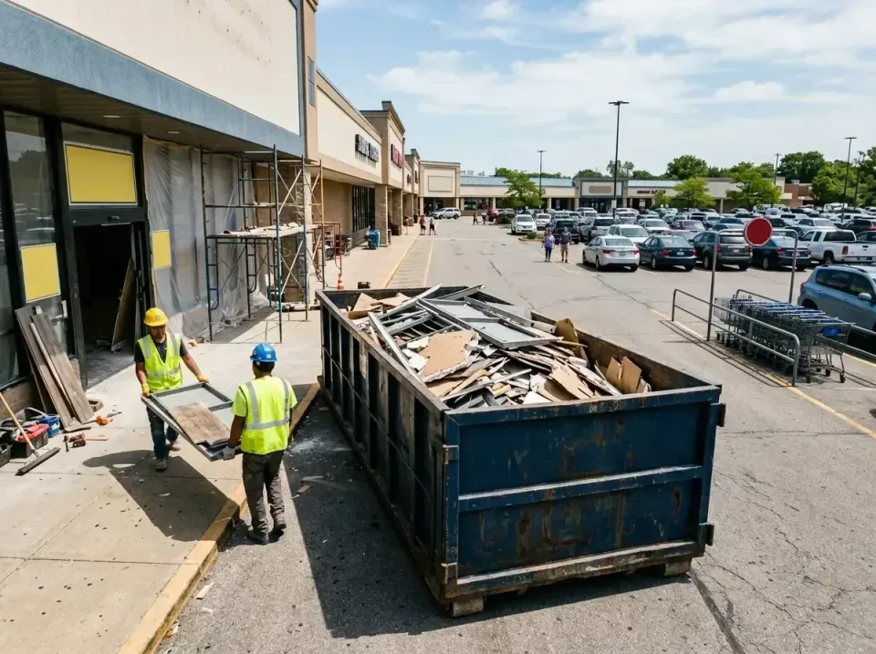 retail-store-renovation-debris-003 — frequently asked questions, Roll-off Dumpster Rentals in Parsons, KS